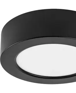 Svietidlá Rabalux 75074 - LED kúpeľňové stropné svietidlo SHAUN PLUS 7W/230V Ø 12 cm IP44 čierne 75074