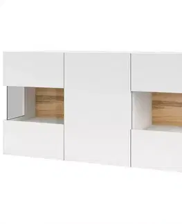 Komody Komoda 3d Ava 25 biela/wotan