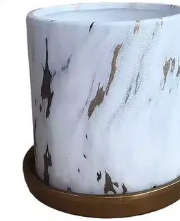 Záhrada Kvetináč YS44149S ceramic Water Transfer Effect 11x11x1