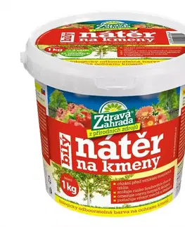 Príslušenstvo pre pestovanie rastlín Zdravá záhrada - Náter na kmene – biely 1 kg