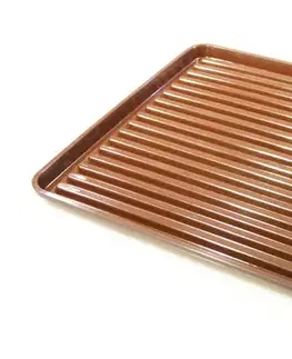 Odkvapkávače ALFA PLASTIK - Odkvapkávač na riad hnedý 50x40cm, umelá hmota