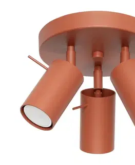 Svietidlá  SL.1509 - Bodové svietidlo RING 3xGU10/10W/230V červená SL.1509
