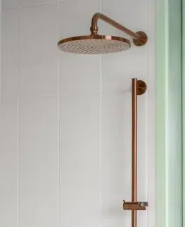 Kúpeľňové batérie OMNIRES - SLIMLINE dažďová sprcha, 25 cm, kartáčovaná meď WG125CCPB