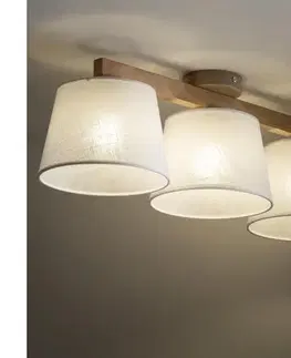 Svietidlá BRILAGI - Prisadený luster LATTE SABIA 3xE27/15W/230V borovica/biela 11566
