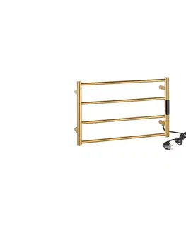 Svietidlá BEMETA Elektrický sušiak na uteráky 56x37 cm 36W nerez/zlatá 704153085