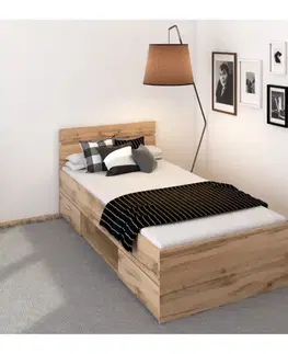Postele Postel s úložným priestorom MICHIGAN NEW 90 Tempo Kondela