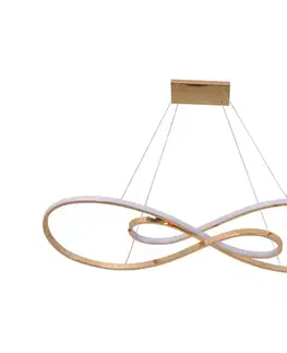 Svietidlá  LED Luster na lanku ZUMBA LED/50W/230V zlatá 331083