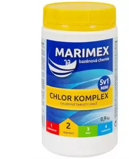 Flokulanty i koagulanty do bazénu Bazénová chémia AquaMar Komplex Mini 5v1 0,9 kg