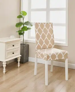 Doplnky do spálne 4Home Napínací poťah na stoličku Sand 45 - 50 cm, sada 2 ks
