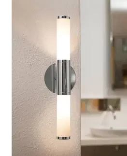 Svietidlá Eglo 87219 - Kúpeľňové nástenné svietidlo PALMERA 2xE14/40W/230V IP44 87219