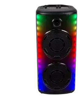 Predlžovacie káble  LED RGB Nabíjací reproduktor s mikrófonom 600W/2400 mAh 7677