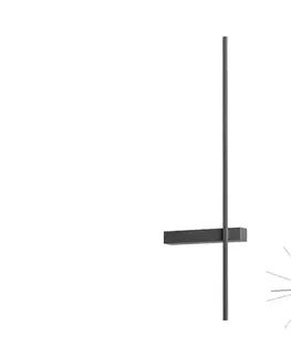Svietidlá Redo 01-4673 - LED nástenné svietidlo TANGENT LED/6W/230V CRI 90 čierna 01-4673