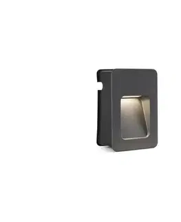 LED osvetlenie FARO Barcelona FARO 70399 - LED Vonkajšie nástenné svietidlo NASE-2 LED LED/3W/230V IP44 70399