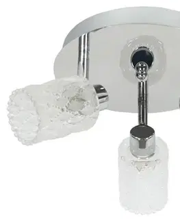 Stropná svetla Stropné svietidlo Trans plafond 3X40W G9 chróm