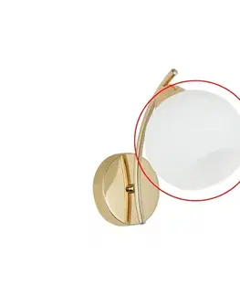 Lampy  Náhradné sklo pre luster a nástennú lampu AMOS E27, pr. 13 cm, biela 71-36155
