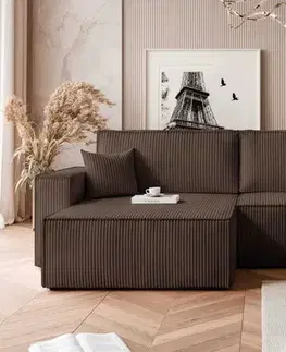 Rohové sedacie súpravy Elvisia Rozkladacia sedacia súprava PARIS XL | univerzálna Farba: Poso 06