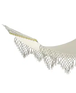 Hojdacie siete NABBI Bura hojdacia sieť 200x100 cm krémová