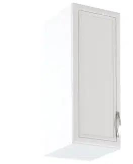 Kuchynské skrinky visiace Kuchynská Skrinka Sycylia G30 L Biely/Dub Lancelot