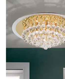 Svietidlá Orion DLU 2378/6/50-Krištáľové str. svietidlo GLORIA 6xG9/40W/230V pr.50 cm zlatá DLU 2378/6/50 gold