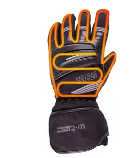 Zimné rukavice Vyhrievané rukavice W-TEC HEATston čierno-šedá - 3XL