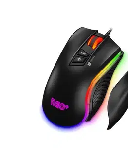 Klávesnice a myši CONNECT IT CMO-3591-BK - LED RGB drôtová herná myš 500-7200 DPI čierna CMO-3591-BK