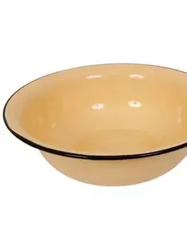 Umývadlá Kinekus Umývadlo bez dekoru, smaltovaný, priemer 28cm, béžový