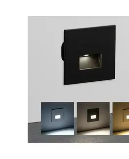 Svietidlá BRILAGI - LED Schodiskové svietidlo JACK LED/3W/230V 3000/4000/6500K IP65 čierna GXDO097
