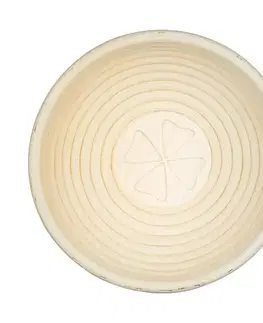 Misky a misy Banquet Ošatka okrúhla na kysnutie chleba Natural pr. 21 x v. 7,5 cm, štvorlístok