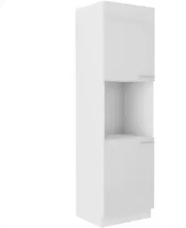Kuchynské skrinky stojace Kuchynská skrinka Lara 60dp-210 2f Bb Mdf biely lesk