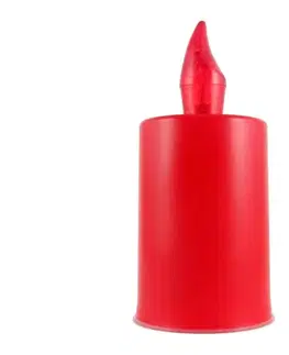 Lampy  LED Sviečka LED/2xAA teplá biela 10,8 cm červená 028 0000242