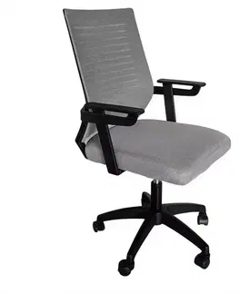 Otočné kreslá Kancelárske kreslo Vega 4168 sivá/čierna