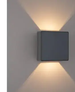 Svietidlá BRILAGI - LED Vonkajšie nástenné svietidlo DOUBLERAY LED/6W/230V antracit IP54 BRI650