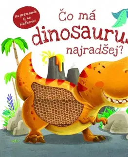 Leporelá, krabičky, puzzle knihy Čo má dinosaurus najradšej? - Suzanne Fossey