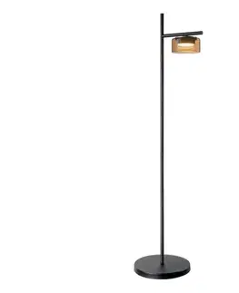 Lampy  LED stojacia lampa OFELIA 1xGX53/6W/230V čierna/béžová 331496