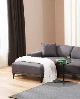 Sedacie súpravy Rohová sedacia súprava / Rohová pohovka Petra L Corner - Anthracite