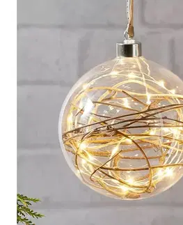 Vianočné dekorácie Eglo 410603 - LED Vianočná dekorácia GLOW 30xLED/0,064W/3/230V pr. 15 cm 410603