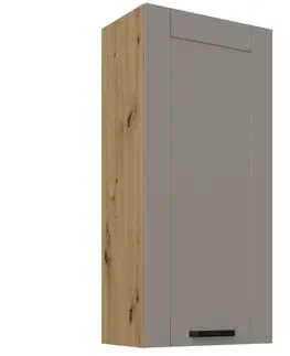 Kuchynské skrinky visiace Skrinka do kuchyne Luna claygrey/artisan 50G-108 1F