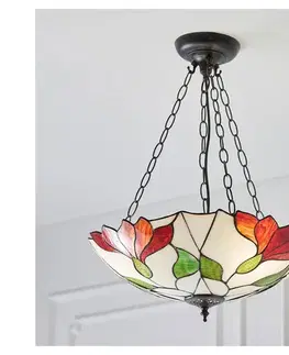 Svietidlá Endon 70946 - Luster na retiazke Tiffany BOTANICA 3xE27/60W/230V priemer 45 cm 70946
