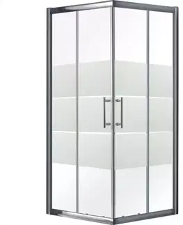Sprchové kúty 90x90 Sprchový kút Mario 90 Sklo-chróm