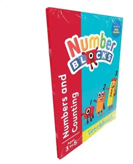 Pre deti a mládež Numberblocks Red Level Workbook Set (3 books) - Numberblocks