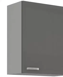 Kuchynské skrinky visiace Skrinka do kuchyne GREY 60G-72 1F