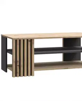 Konferenčné stolíky s úložným priestorom Konferenčný stolík Zaandam 60x110 artisan/čierna