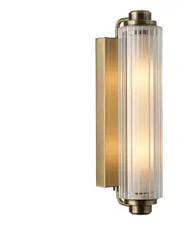 Kúpeľňové zrkadlá Nordlux - Kúpeľňové osvetlenie na zrkadlo NIMAL 2xE14/25W/230V IP44 mosadz 2310521035