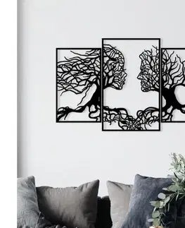 Obrazy  Nástenná dekorácia 116x71 cm strom života kov 279ENZ1114
