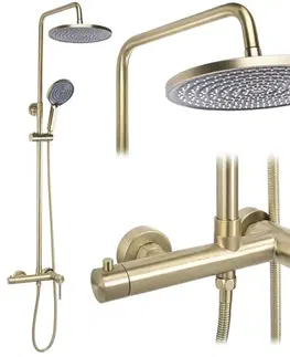 Kúpeľňové batérie REA REA - Sprchový set Foster Brush Nickel REA-P9673