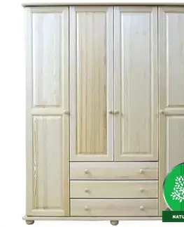 Šatníkové skrine Skriňa 45A borovice 165X60X195