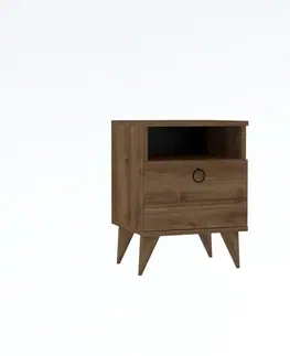 Konferenčné stolíky Nočný stolík Barlo Walnut