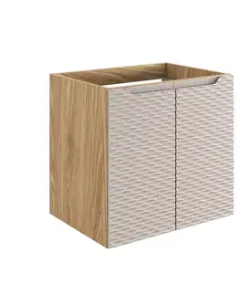 Skrinky do kúpeľne ArtCom Skrinka pod umývadlo OCEAN Beige 82-60-2D | 60 cm s dvierkami