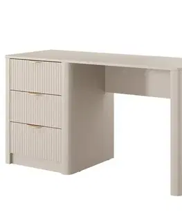 Moderné kancelárske stoly Písací stôl Lante N Beige