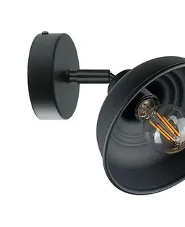 Svietidlá Keter Lighting Nástenné bodové svietidlo FAUN 1xE27/60W/230V čierna 2582